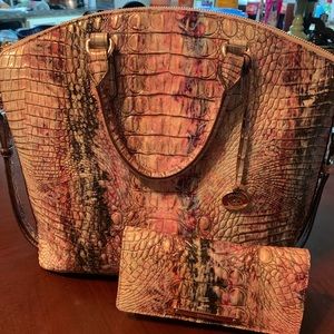 Brahmin Opal tote with matching wallet